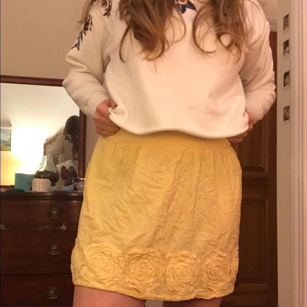Yellow Rose Skirt